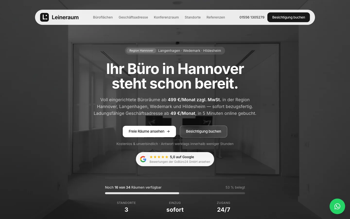 Leineraum – Ergebnis und Leistungen im Überblick