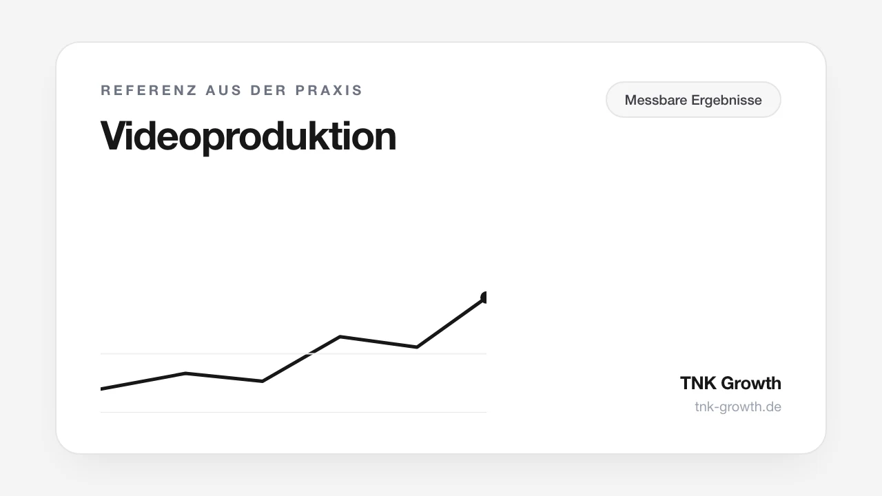 Referenz-Ergebnis aus dem Bereich Videoproduktion