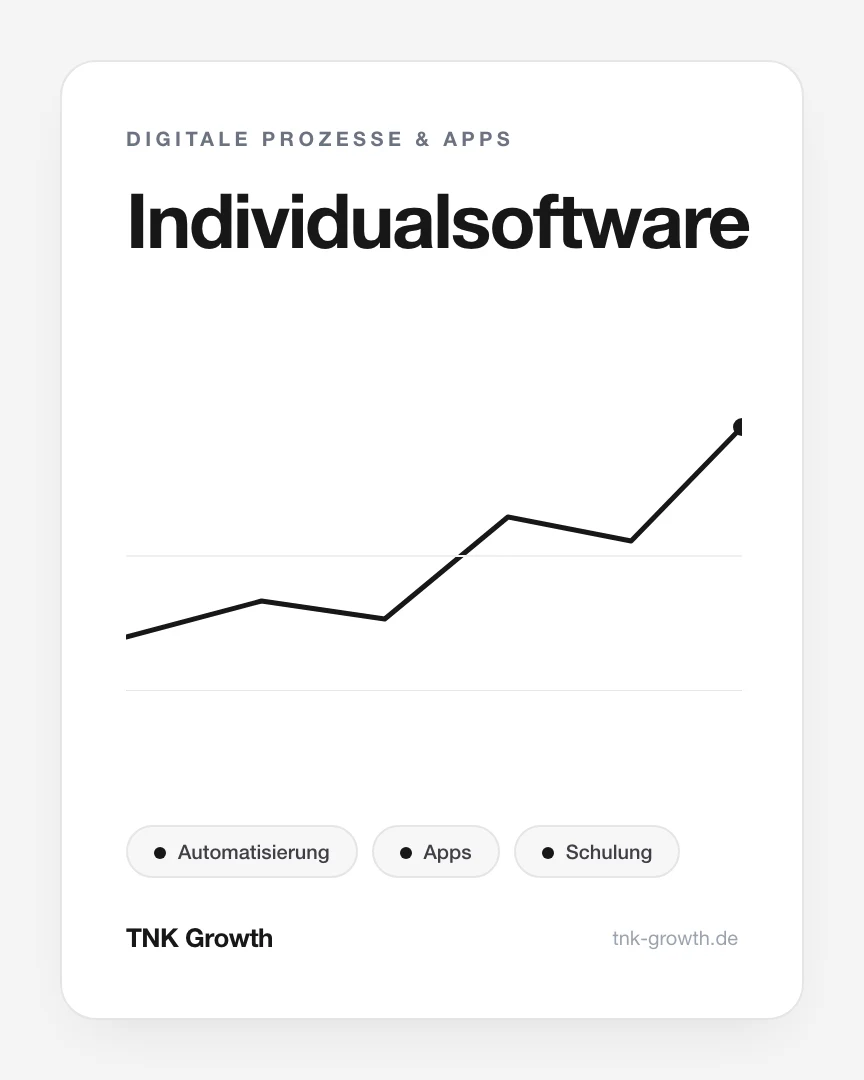 Individualsoftware – Leistungsbaustein von TNK