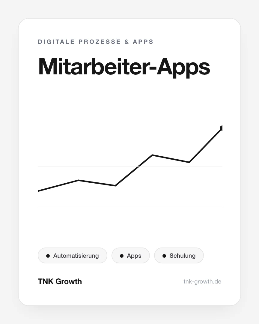 Mitarbeiter-Apps – Leistungsbaustein von TNK
