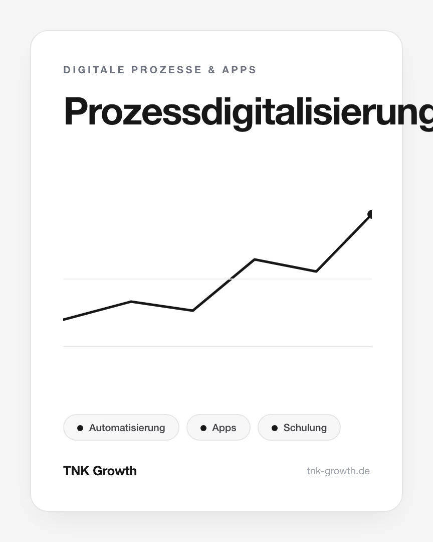 Prozessdigitalisierung – Leistungsbaustein von TNK