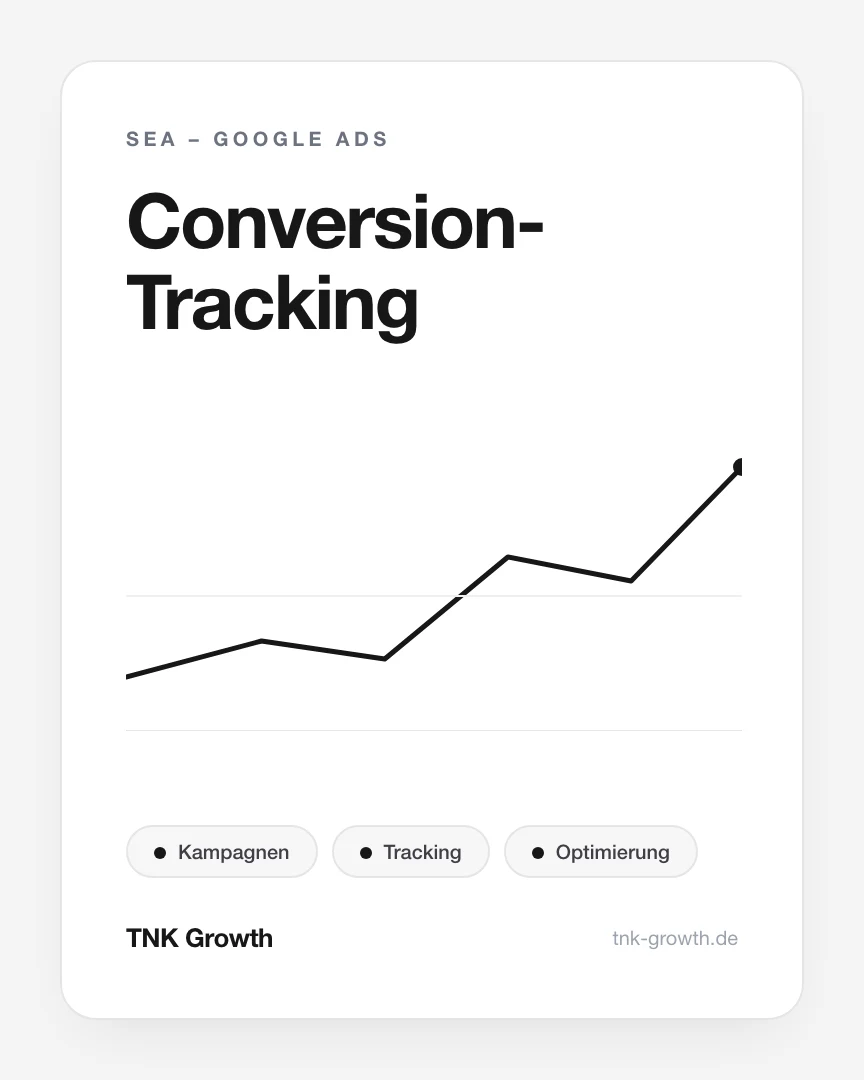 Conversion-Tracking – Leistungsbaustein von TNK