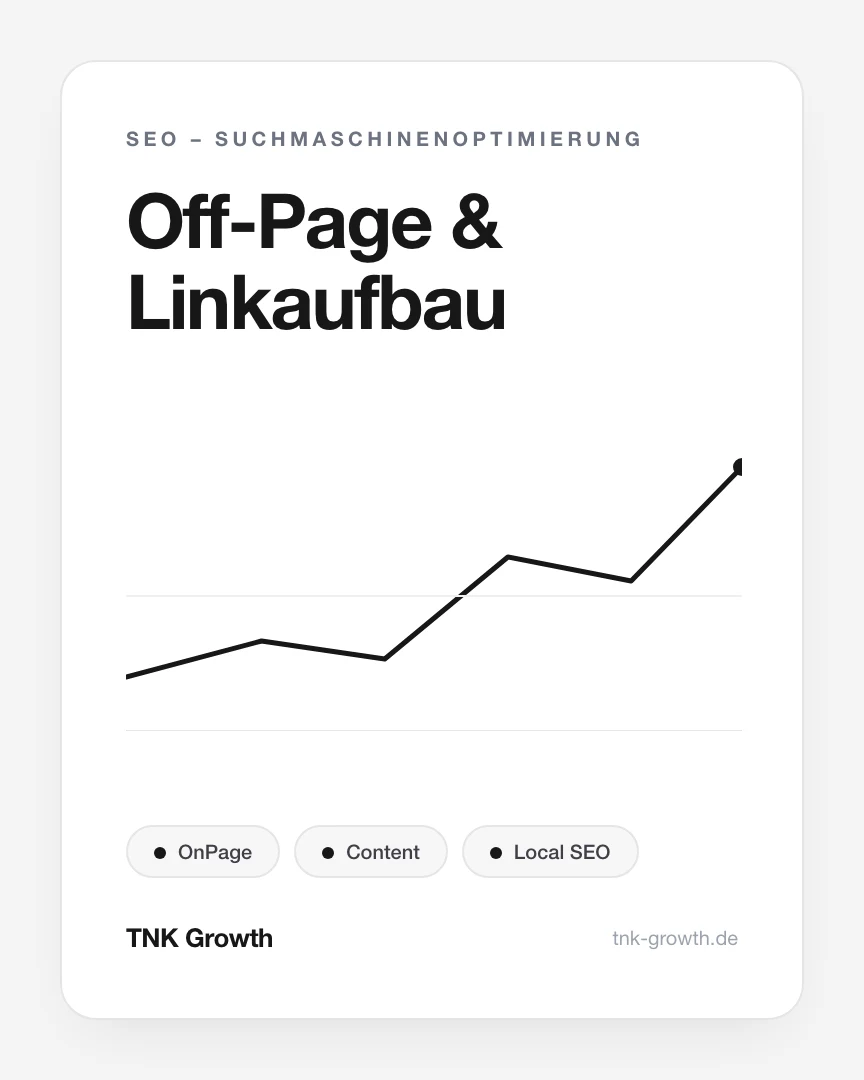 Off-Page & Linkaufbau – Leistungsbaustein von TNK