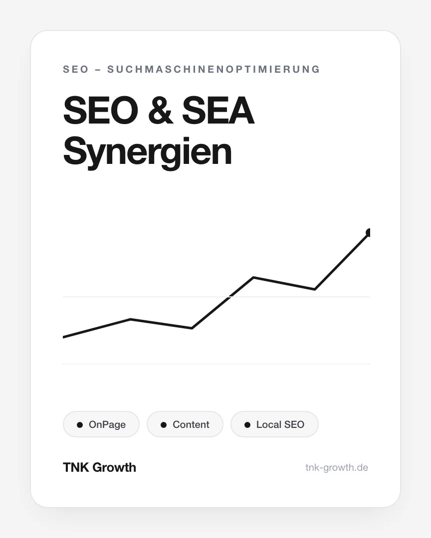SEO & SEA Synergien – Leistungsbaustein von TNK