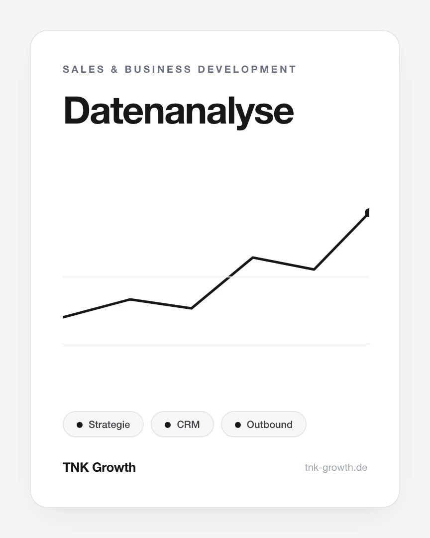 Datenanalyse – Leistungsbaustein von TNK