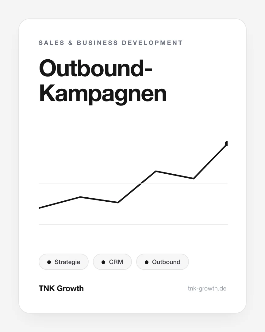 Outbound-Kampagnen – Leistungsbaustein von TNK