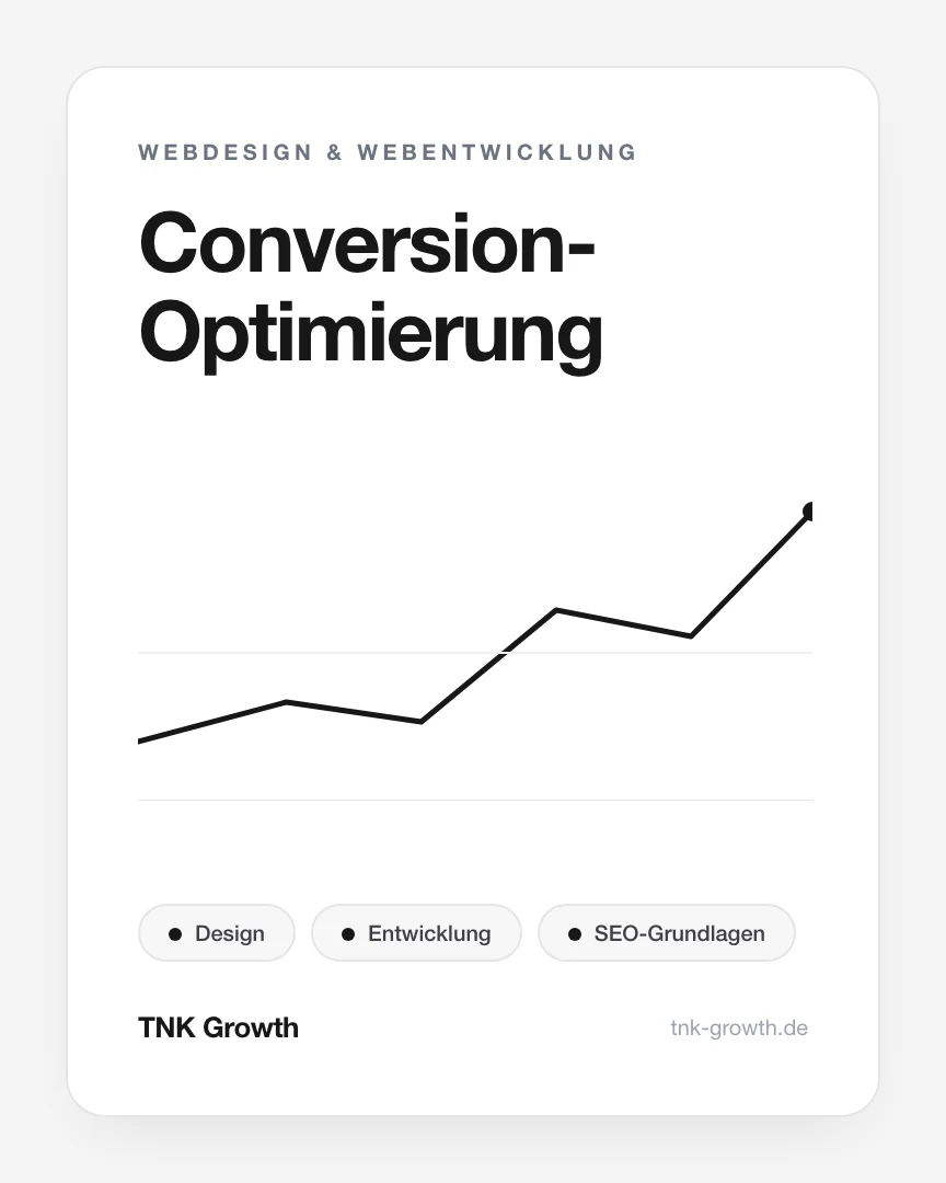 Conversion-Optimierung – Leistungsbaustein von TNK