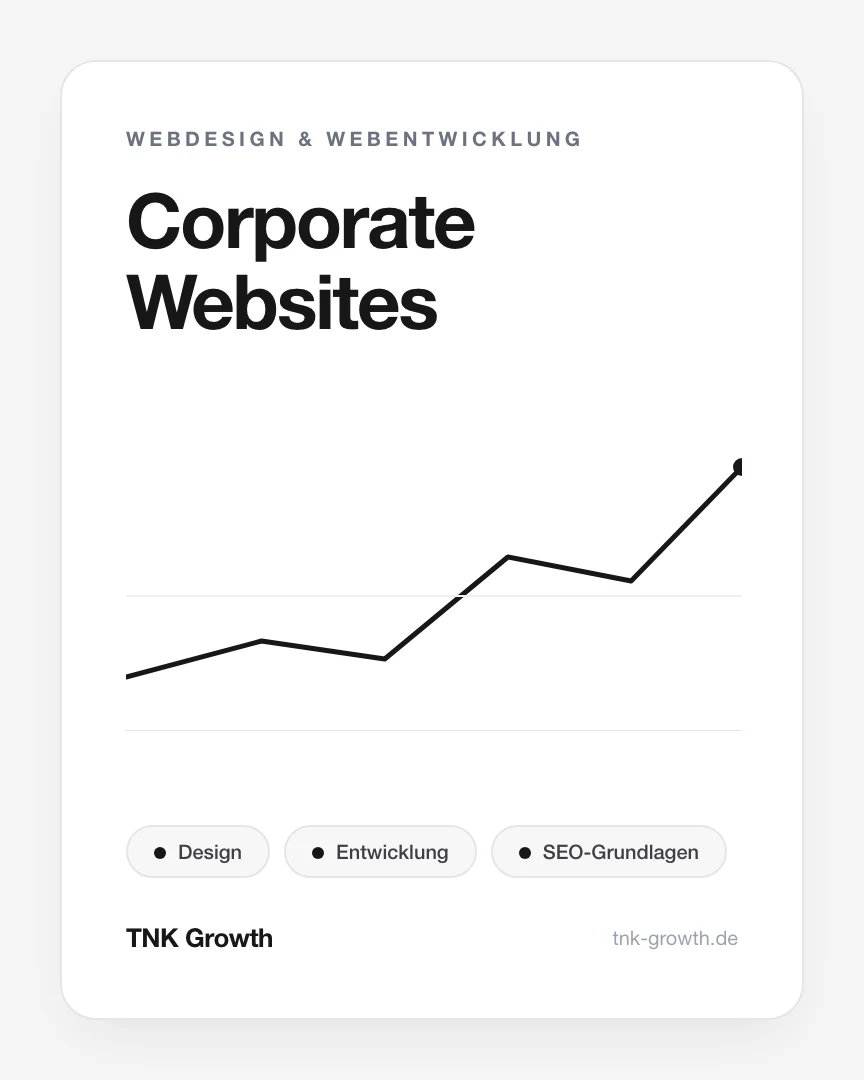 Corporate Websites – Leistungsbaustein von TNK