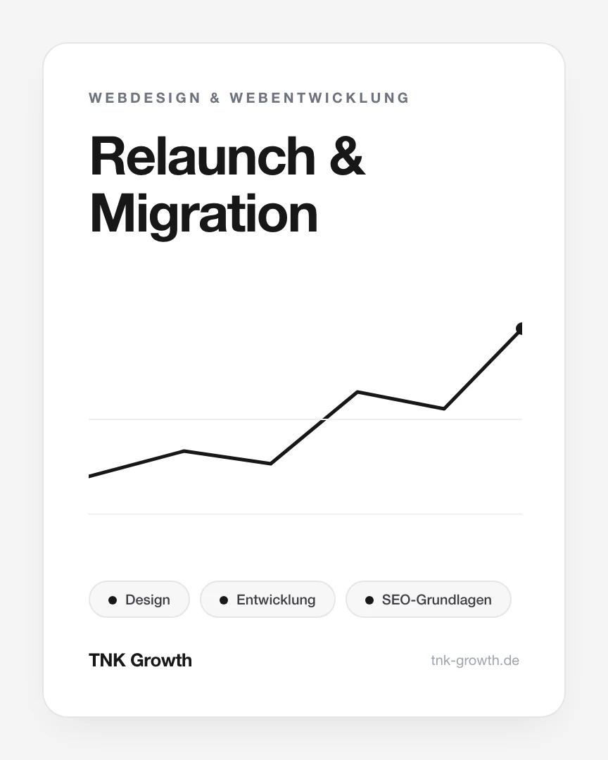 Relaunch & Migration – Leistungsbaustein von TNK